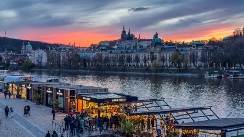 Prague Boats office at Dvořák Embankment